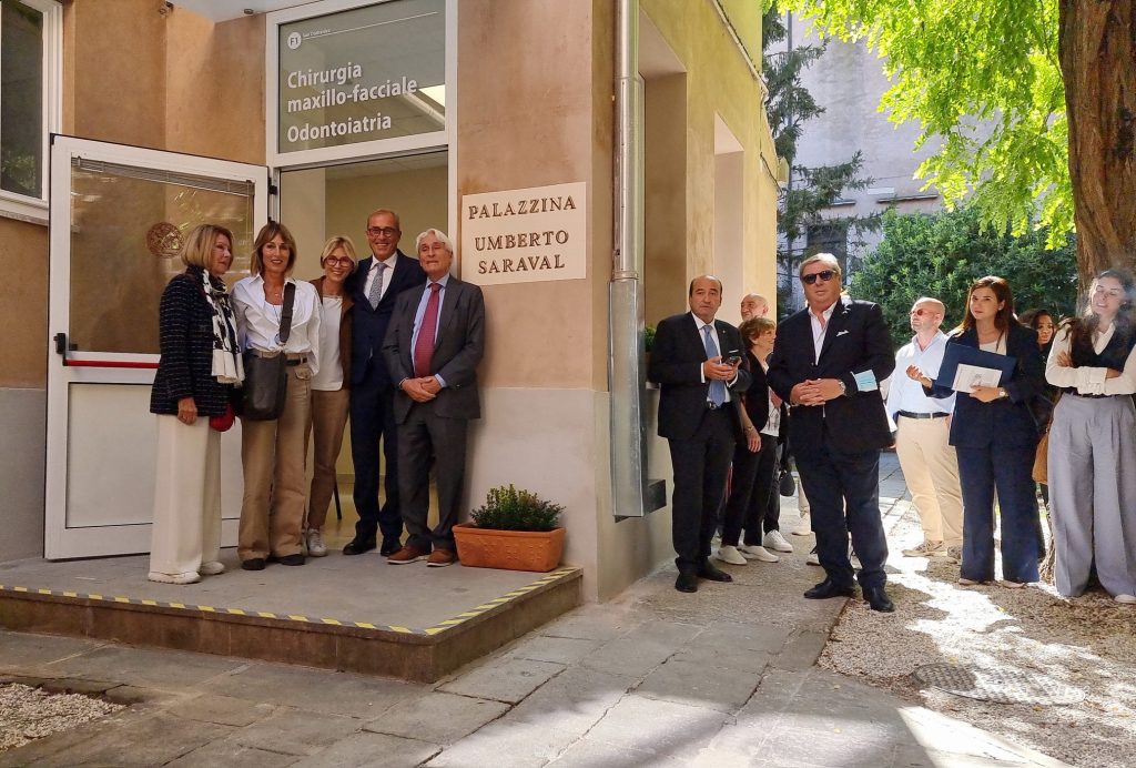 Inaugurazione della dedicazione “Palazzina Saraval”